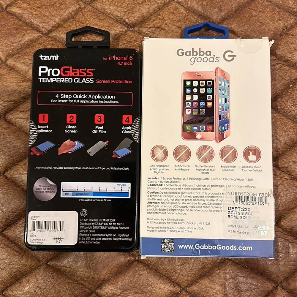 NWT iPhone screen protection iPhone 6 or 6/7 plus
